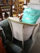 Wingback chair & loom-style chair