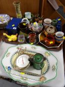 Parcel of various china including Villeroy & Boch 'French Garden' platter, Jersey pottery etc