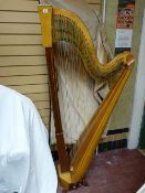 A GEORGE E MORRIS OF PORTHMADOG WELSH HARP, no. 46771, 180 cms high, 90 cms wide (requiring