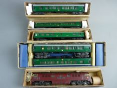 MODEL RAILWAY - Liliput 1012 diesel 'Western Viscount', boxed with Liliput S R coaches, 1221