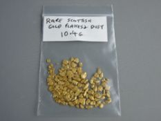 SCOTTISH GOLD FLAKES & DUST, 10.4 grms