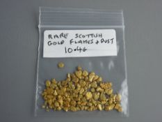 SCOTTISH GOLD FLAKES & DUST, 10.4 grms