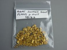 SCOTTISH GOLD FLAKES & DUST, 10.4 grms