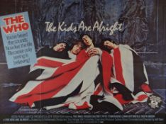 THE WHO / THE KIDS ARE ALRIGHT original 1979, Rock Films Ltd, UK Quad poster, 75 x 100cms, framed,