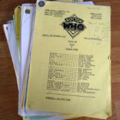 A PARCEL OF 1979 DOCTOR WHO BBC SCRIPTS FOR 'SHADA' BY DOUGLAS ADAMS inscribed with director's