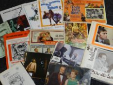 LOBBY CARDS & PRESS BOOKS, a collection including Klute, Fathom, Cul De Sac, The Public Eye etc