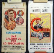 Two Italian cinema inserts, THUNDERBOLT & LIGHTFOOT starring Clint Eastwood, 1974, rolled, edge wear