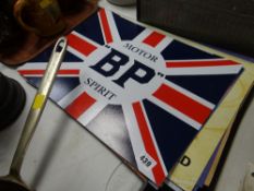 A parcel of vintage metal advertising signs