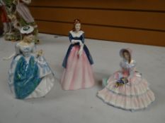 Three boxed Royal Doulton figures, 'Linda' - HN3374, 'Maxine' - HN3199 & 'Daydreams' - HN1731