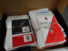 226 rugby programmes, mainly Wales International from the 1970s & 80s