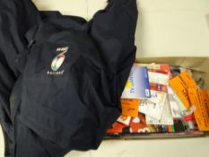 Quantity of Welsh rugby programmes, media passes & a Six Nations waterproof jacket