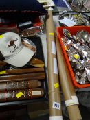 A 'Gone with the Wind' British cinema film together with a Steve McQueen 'The Hunter' film poster