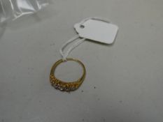 A 9ct gold & diamond eternity ring