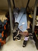 A box of vintage gentleman's mainly silk neckties (as new)