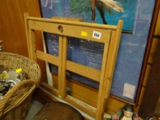 Small wooden table easel