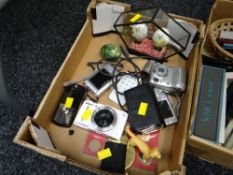 Digital cameras, vintage mobile phones, Chinese cased eggs etc