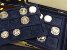 Royal Mint silver European Football Championship 1996 Collection, silver Commonwealth coins & the