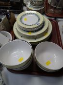 A parcel of Royal Doulton 'Carmina' tableware