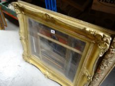 A parcel of various gilt & other picture frames
