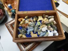 A collection of Wade Whimsies in two boxes