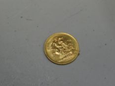 1966 Queen Elizabeth II gold sovereign