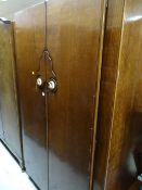 A two-door vintage wardrobe