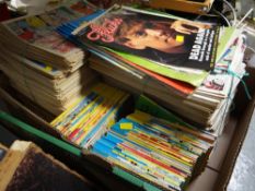A large collection of vintage Dandy & Beano comics from the 1980s, Dandy magazines