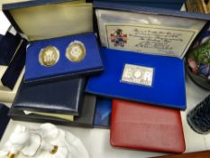 A parcel of Royal & Danbury Mint sterling silver commemorative coins including 2008 United Kingdom