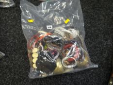A large parcel of costume jewellery, bangles, necklaces etc