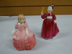Two Royal Doulton boxed figurines 'Vanity' - HN2475 & 'Rose' - HN1368