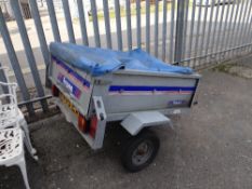 A Franc small aluminium trailer (outside)