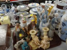 A tray of various continental & other figures