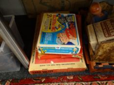 Parcel of vintage children's games including 'Chad Valley', 'Vibra - Car Race Game', 'Corinthian