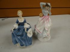 Two boxed Royal Doulton figurines 'Hilary' - HN2335 & 'Veronica' - HN3205