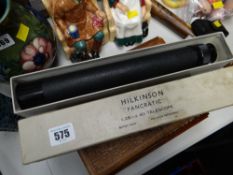 A vintage Hilkinson 'Pancratic Telescope' together with a cased set of miniature binoculars