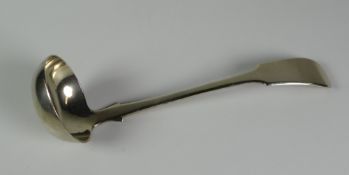 AN EPNS SAUCE LADLE, possibly Scottish (BBC Bargain Hunt)