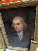 Framed oil on board entitled verso 'A Member of the Buxton Family', a copy of the original which