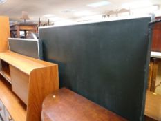 A wooden tennis table & accessories