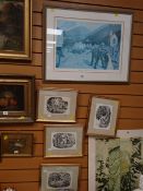 Framed limited edition (23/150) print - 'The Royal Welch Fusiliers at Gorazde' by TOBY WARD together