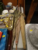 Three vintage parasols