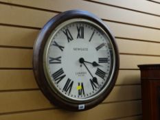 A modern Newgate battery operated school room wall clock