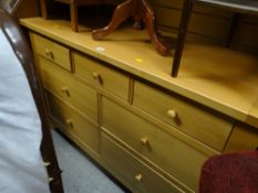 A modern lightwood chest