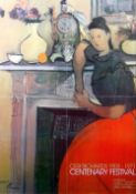 CERI RICHARDS 2003 Centenary Festival poster - featuring 'The Red Skirt' used as the cover of