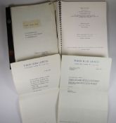 DYLAN THOMAS two 'Under Milk Wood' scripts being an original first-draft screenplay by director