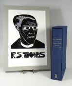 R S THOMAS special edition (1/250) copy of 'Collected Poems: 1945-1990' dated 1993 and bound in blue