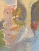 SARAH JANE HARPER oil on board - abstract, artist's name & dated '89 verso, 23 x 18cms