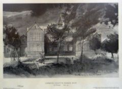 CERI RICHARDS limited edition (275/100) print - 'Gowerton County in Dramatic Mood', 1946, signed &