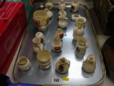 Good quantity of Goss crested china