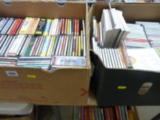 Two boxes of mainly classical CDs