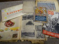 Interesting vintage scrapbook, commemorative programme for the 'Wedding of Princess Elizabeth' and